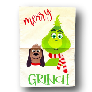 “Merry Grinch” Christmas Garden Flag - Brand New